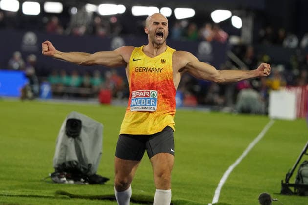 Birmingham, Track and Field, Athletics, EAA, 2026 European Athletics Championships in Birmingham, August 10–16, 2026, Alexander Stadium, Birmingham, United Kingdom, Men’s Javelin Throw, Javelin Throw Men’s Final, Julian Weber, Germany (GER), Copyright Gladys Chai von der Laage