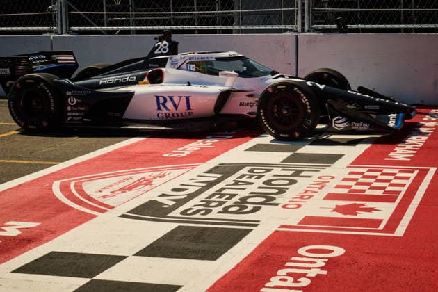 August 15, 2026, Markham, On, Canada: Marcus Ericsson, of Sweden, zooms around the track as he posts the second fastest time of the second practice ahead of the 2026 Honda Indy in Markham, Ont., on Saturday, Aug. 15, 2026. Canada News - August 15, 2026  - ZUMAc35_ 20260815_zaf_c35_037 Copyright: xSammyxKoganx