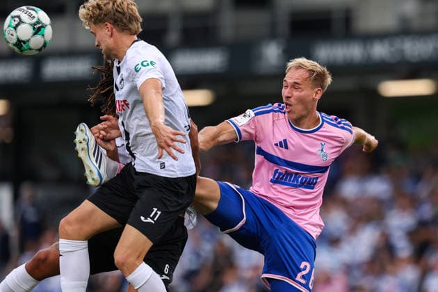 August 15, 2026, xkwix, Soccer, 3rd Division, SC Verl vs. MSV Duisburg, Sportclub Arena, Matchday 2, 2026–2027 Season: Florian Krueger (MSV Duisburg 26) in a tackle against Moritz Kaube (SC Verl 11). DFB regulations prohibit any use of photographs as image sequences and or quasi-video. Photo: xKamilxWilkowskixPressefotoKochx, North Rhine-Westphalia, Germany
