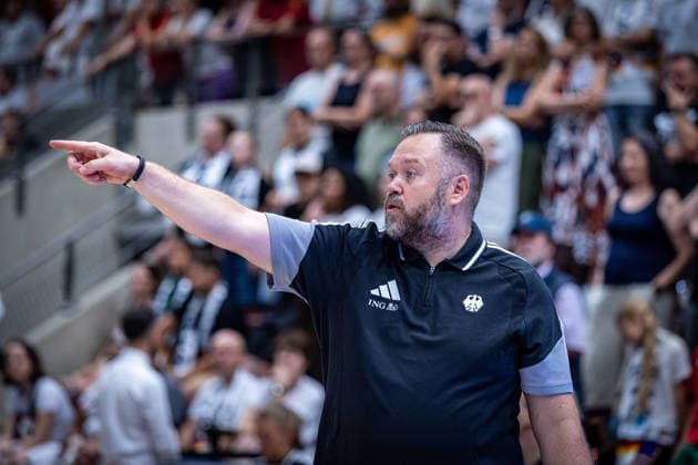 Basketball Ludwigsburg, August 15, 2026; DBB Women s National Team 2026; Friendly Match: Germany (GER) vs. Spain (ESP); Stefan Möller, Germany, Assistant Coach