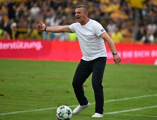 August 15, 2026 xophax, Soccer 3rd Division, SC Fortuna Cologne vs. Alemannia Aachen Coach Mersad Selimbegovic Alemannia Aachen Cologne