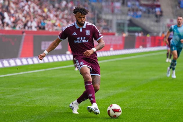 August 15, 2026, xydrx, Men s, Soccer, Season Opener, Borussia Mönchengladbach vs. Aston Villa, 2026–2027 Season, at Borussia Park, Tyrone Mings (Aston Villa), 5. DFB regulations prohibit any use of photographs as image sequences and or quasi-video Copyright: HMBxMedia YannisxDreimann