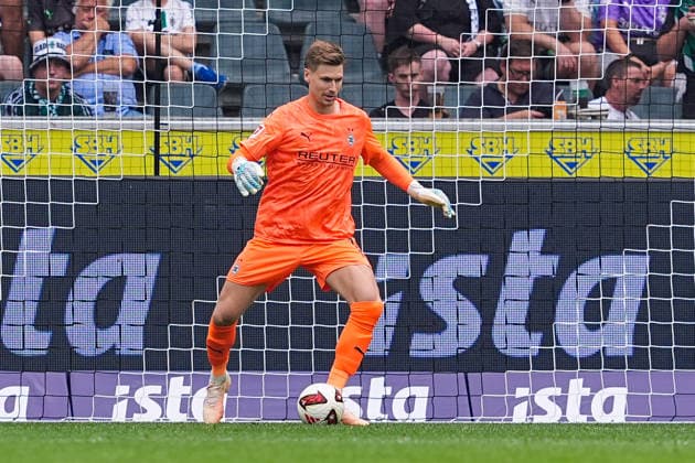 August 15, 2026, xydrx, Men s, Soccer, Season Opener, Borussia Mönchengladbach vs. Aston Villa, 2026–2027 Season, ista Borussia Park, Moritz Nicolas, Borussia Mönchengladbach, 1 DFB regulations prohibit any use of photographs as image sequences and or quasi-video Copyright: HMBxMedia YannisxDreimann