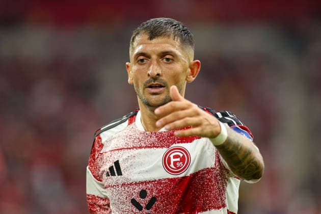 15 08 2026, GER, Soccer, Gentlemen, 3 League , Season 2026 2027, Fortuna Dusseldorf TSG Hoffenheim II Matthias Zimmermann F95 gestures, Gesture Copyright: xSvenxHanischx