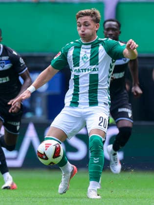 Ivan San Jose Cantalejo Chuki of Werder Bremen controls the ball during the friendly match between Werder Bremen and AJ Auxerre at Weserstadion on August 15, 2026, in Bremen, Germany Photo by Marco Steinbrenner DeFodi Images Ivan San Jose Cantalejo Chuki of Werder Bremen controls the ball during the friendly match between Werder Bremen and AJ Auxerre at the Weserstadion on August 15, 2026 in Bremen, Germany Photo by Marco Steinbrenner DeFodi Images Photo by Marco Steinbrenner DeFodi Images