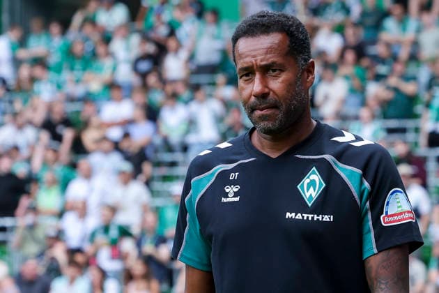 Werder Bremen coach Daniel Thioune watches during the friendly match between Werder Bremen and AJ Auxerre at Weserstadion on August 15, 2026, in Bremen, Germany Photo by Marco Steinbrenner DeFodi Images Coach Daniel Thioune of Werder Bremen looks on during the friendly match between Werder Bremen and AJ Auxerre at the Weserstadion on August 15, 2026 in Bremen, Germany Photo by Marco Steinbrenner DeFodi Images Photo by Marco Steinbrenner DeFodi Images
