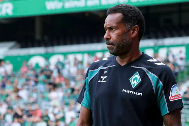 Werder Bremen coach Daniel Thioune watches during the friendly match between Werder Bremen and AJ Auxerre at Weserstadion on August 15, 2026, in Bremen, Germany Photo by Marco Steinbrenner DeFodi Images Coach Daniel Thioune of Werder Bremen looks on during the friendly match between Werder Bremen and AJ Auxerre at the Weserstadion on August 15, 2026 in Bremen, Germany Photo by Marco Steinbrenner DeFodi Images Photo by Marco Steinbrenner DeFodi Images