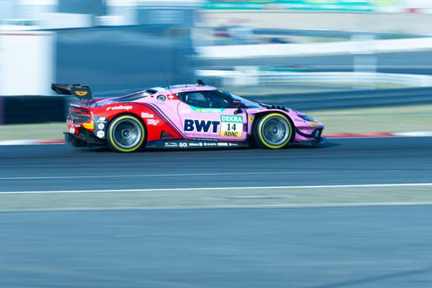 Nürburg, Germany, August 15–16, 2026; 2026 DTM Nürburgring Qualifying; Pictured: Matteo Cairoli (ITA) 14 Copyright: xFotostandx xManfredxStiebertx