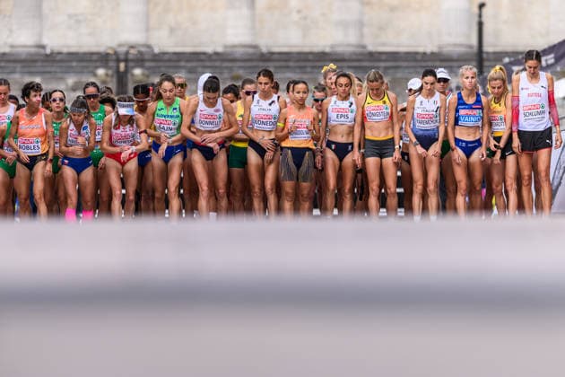 260816 The start of the women’s marathon on day 7 of the 2026 European Athletics Championships on August 16, 2026 in Birmingham. Photo by Mathias Bergeld. BILDBYRAN code MB MT1072. track and field, athletics, friidrett, friidrotts EM, 2026 European Athletics Championships, Day 7, marathon  Copyright: MATHIASxBERGELD BB260816MB045