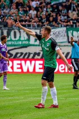August 15, 2026, xsscx, Soccer 3rd Division, Preußen Münster vs. FC Ingolstadt 04, Matchday 2, LVM Preußenstadion, 2026–2027 Season Niko Koulis SC Preußen Münster 24 DFB regulations prohibit any use of photographs as image sequences and or quasi-video North Rhine-Westphalia, Germany