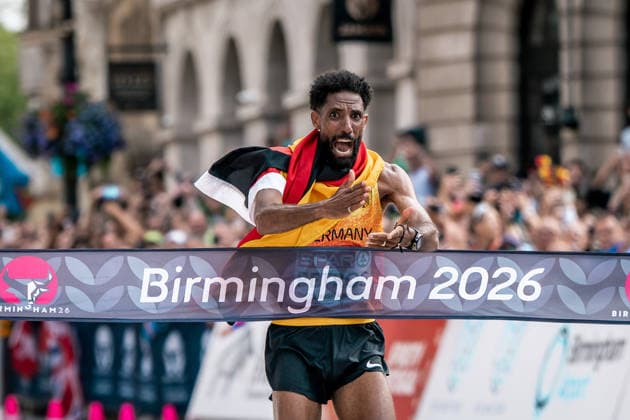 Amanal Petros Hannover 96, Men s Marathon, GBR, Track and Field, Athletics, 2026 European Athletics Championships, 2026 European Track and Field Championships, Birmingham 2026, August 9, 2026, GBR, Track and Field, Athletics, 2026 European Athletics Championships, 2026 European Track and Field Championships, Birmingham 2026, August 9, 2026, Birmingham Copyright: xStefanxMayerx EP_SMR