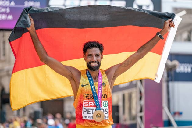 Amanal Petros Hannover 96, Men s Marathon, GBR, Track and Field, Athletics, 2026 European Athletics Championships, 2026 European Track and Field Championships, Birmingham 2026, August 9, 2026, GBR, Track and Field, Athletics, 2026 European Athletics Championships, 2026 European Track and Field Championships, Birmingham 2026, August 9, 2026, Birmingham Copyright: xStefanxMayerx EP_SMR