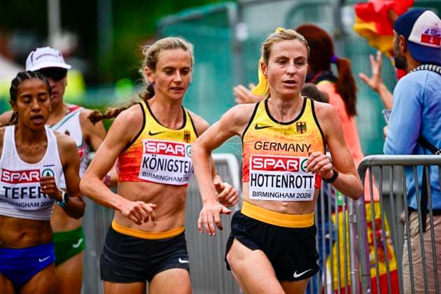 Laura HOTTENROTT, Germany, Düsseldorf Athletics, Women s Marathon, GBR, European Athletics Championships, Athletics, August 16, 2026, GBR, European Athletics Championships, Athletics, August 16, 2026, Birmingham Copyright: xEibnerxPressefoto JanxPapenfussx EP_JPS