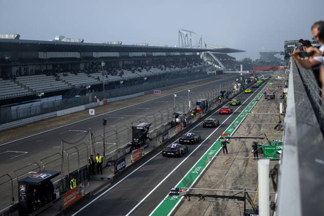 DTM, 11. + 12. Rennen Nürburgring 2026 130 Lamborghini Temerario GT3, ABT Sportsline: Luca Engstler, 11 BMW M4 GT3 Evo, Schubert Motorsport: Marco Wittmann, 3 BMW M4 GT3 Evo, Schubert Motorsport: Kelvin van der Linde - picture by Gruppe C Photography Nürburgring Germany Copyright: xGruppexCxPhotographyx