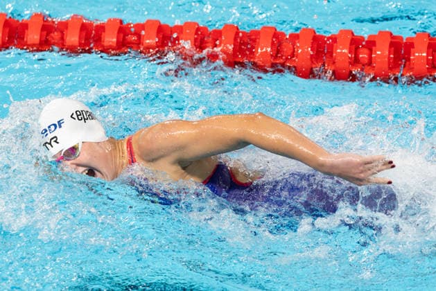 European Aquatics Championships Swimming Day 7 Klaudia Tarasiewicz during European Aquatics Championships Swimming Day 7 in Paris, France, on August 16, 2026 Paris France  Copyright: xFotoxOlimpikx originalFilename:jastrzebowski-european260816_npgyw