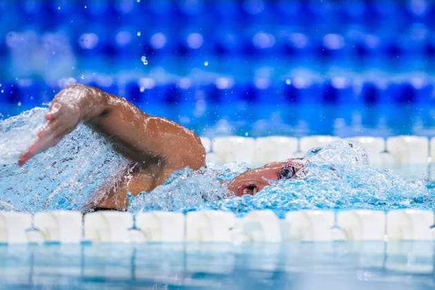 August 16, 2026: Bea Hovda of Norway competes in the women’s 400-meter freestyle swimming heats during Day 17 of the 2026 European Aquatics Championships on August 16, 2026 in Saint-Denis. Photo by Joel Marklund. BILDBYRAN code JM JM0845 bbeng swimming 2026 European Aquatics Championships women s Norway  Copyright: JOELxMARKLUND BB260816JM049