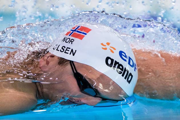 August 16, 2026: Eetu Autio of Finland competes in the men’s 400-meter freestyle swimming heats during Day 17 of the 2026 European Aquatics Championships on August 16, 2026 in Saint-Denis. Photo by Joel Marklund, BILDBYRAN, code JM JM0845 bbeng swimming 2026 European Aquatics Championships EM  Copyright: JOELxMARKLUND BB260816JM062