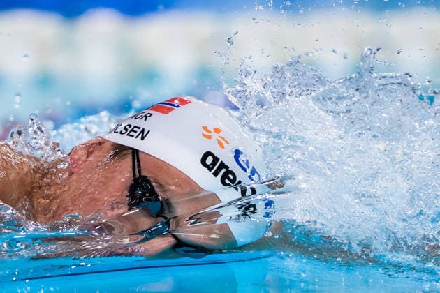 August 16, 2026: Eetu Autio of Finland competes in the men’s 400-meter freestyle swimming heats during Day 17 of the 2026 European Aquatics Championships on August 16, 2026 in Saint-Denis. Photo by Joel Marklund, BILDBYRAN, code JM JM0845 bbeng swimming 2026 European Aquatics Championships EM  Copyright: JOELxMARKLUND BB260816JM063
