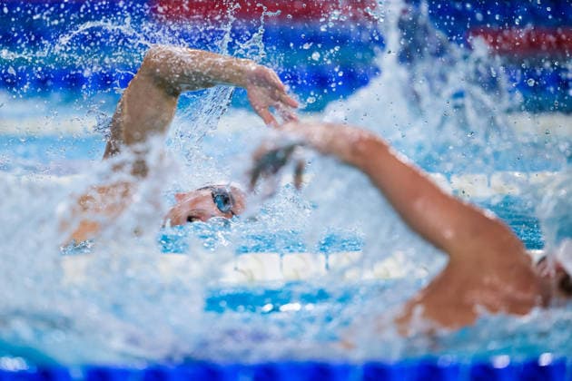 August 16, 2026: Eetu Autio of Finland competes in the men’s 400-meter freestyle swimming heats during Day 17 of the 2026 European Aquatics Championships on August 16, 2026 in Saint-Denis. Photo by Joel Marklund, BILDBYRAN, code JM JM0845 bbeng swimming 2026 European Aquatics Championships EM  Copyright: JOELxMARKLUND BB260816JM064