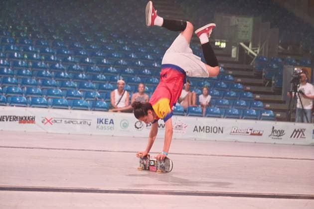 15 078 2026 xkhx Kassel World Freestyle 2026 Skateboarding Championships Women s Pro Qualifiers; photo shows Rhianna Grigore of Romania