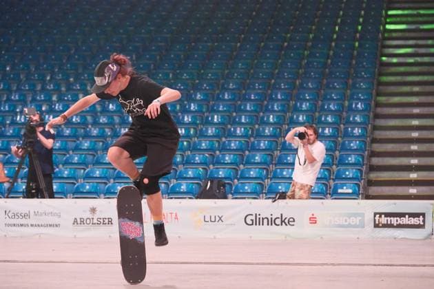 15 078 2026 xkhx Kassel World Freestyle 2026 Skateboarding Championships Women s Pro Qualifiers; photo shows Freya Ruske of Germany