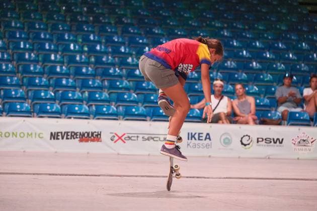 15 078 2026 xkhx Kassel World Freestyle 2026 Skateboarding Championships Women s Pro Qualifiers; photo shows Eva Grigore of Romania