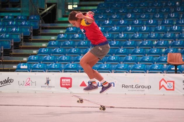 15 078 2026 xkhx Kassel World Freestyle 2026 Skateboarding Championships Women s Pro Qualifiers; photo shows Eva Grigore of Romania