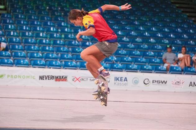 15 078 2026 xkhx Kassel World Freestyle 2026 Skateboarding Championships Women s Pro Qualifiers; photo shows Eva Grigore of Romania