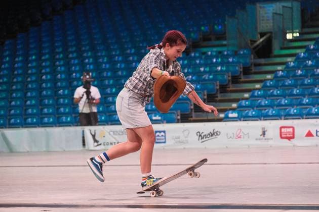 15 078 2026 xkhx Kassel World Freestyle 2026 Skateboarding Championships Women s Pro Qualifiers; photo shows Carmen Ionita of Romania