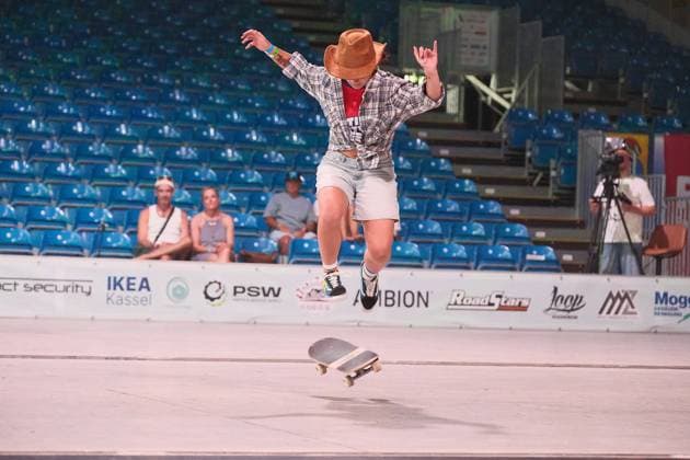 15 078 2026 xkhx Kassel World Freestyle 2026 Skateboarding Championships Women s Pro Qualifiers; photo shows Carmen Ionita of Romania