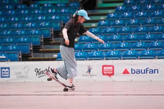 15 078 2026 xkhx Kassel World Freestyle 2026 Skateboarding Championships Women s Pro Qualifiers; photo shows Misato Komatsu from Japan