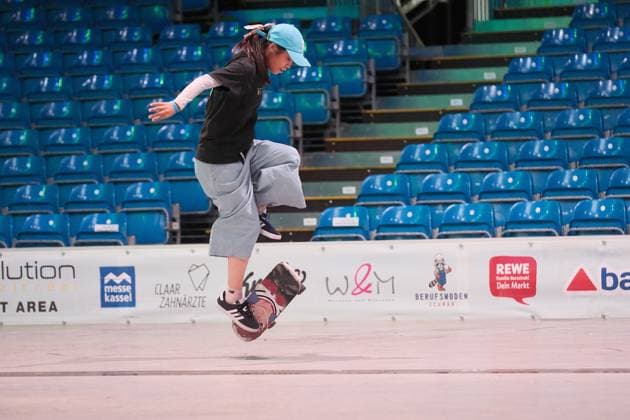15 078 2026 xkhx Kassel World Freestyle 2026 Skateboarding Championships Women s Pro Qualifiers; photo shows Misato Komatsu from Japan