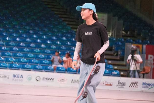15 078 2026 xkhx Kassel World Freestyle 2026 Skateboarding Championships Women s Pro Qualifiers; photo shows Misato Komatsu from Japan