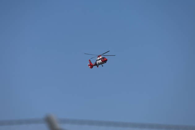 Nürburg, Germany, August 15–16, 2026 Porsche Sixt Carrera Cup Germany 2026 Nürburgring Sunday Race 2 Pictured: A rescue helicopter with an emergency physician flying over the Nürburgring Nürburgring, Rhineland-Palatinate Copyright: xFotostandx xFWMEDIAx