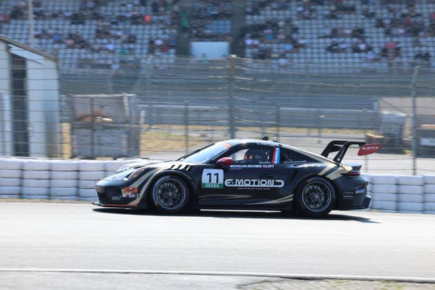 Nürburg, Germany, August 15–16, 2026 Porsche Sixt Carrera Cup Germany 2026 Nürburgring Sunday Race 2 Pictured: Race winner Chester Kieffer LUX 11 Nürburgring, Rhineland-Palatinate Copyright: xFotostandx xFWMEDIAx
