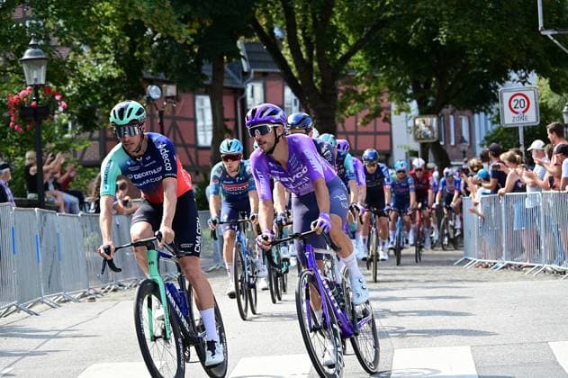 Cycling ADAC Cyclassics Hamburg ; photo shows the start in Buxtehude; John Degenkolb (GER)