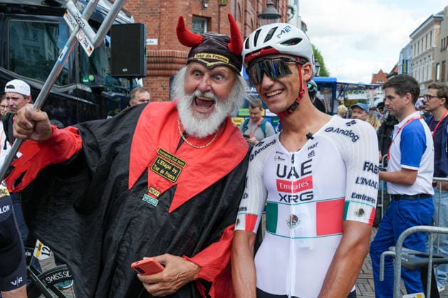 Germany, Hamburg, Buxtehude, ADAC Cyclassics 2026, 1 UWT, UCI World Tour, Men s Elite, One-Day Cycling Race, Isaac del Toro of UAE Team Emirates XRG WT with Didi Senft, Tourteufel Copyright: xStefanxTrochax