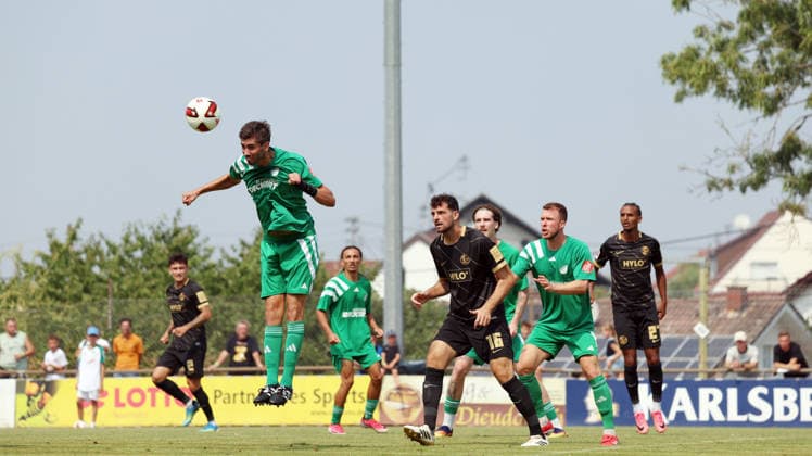 August 16, 2026, xrekx, Soccer Friendly Match, SV Auersmacher vs. SV Elversberg, Fabian Laufer, SV Auersmacher. DFL and DFB regulations prohibit any use of photographs as image sequences and or quasi-video. Auersmacher
