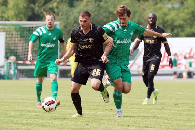 August 16, 2026, xrekx, Soccer Friendly Match, SV Auersmacher vs. SV Elversberg, Luca Sirch, SV Elversberg. DFL and DFB regulations prohibit any use of photographs as image sequences and or quasi-video. Auersmacher