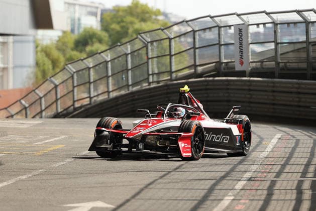 Nyck de Vries driving for MAHINDRA RACING Formula E Team takes pole position during the London E-Prix at the ExCel Centre, London Docklands, UK on 16 August 2026. Copyright: xKenxSparksx 45360011