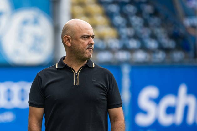 Rostock, Germany, August 16, 2026; 3. Liga 2026–2027, Matchday 2: FC Hansa Rostock vs. SV Waldhof Mannheim; Pictured: Coach Rui Mota of Waldhof Mannheim Copyright: xFotostandx xVoelkerx