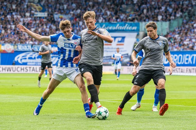 Football, 3rd Division, FC Hansa Rostock v SV Waldhof Mannheim