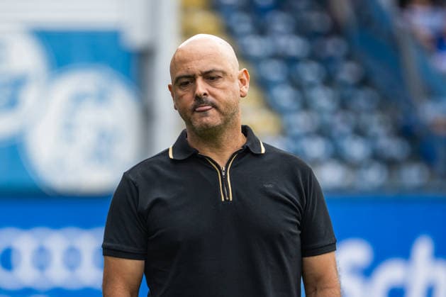 Rostock, Germany, August 16, 2026; 3. Liga 2026–2027, Matchday 2: FC Hansa Rostock vs. SV Waldhof Mannheim; Pictured: Coach Rui Mota of Waldhof Mannheim Copyright: xFotostandx xVoelkerx