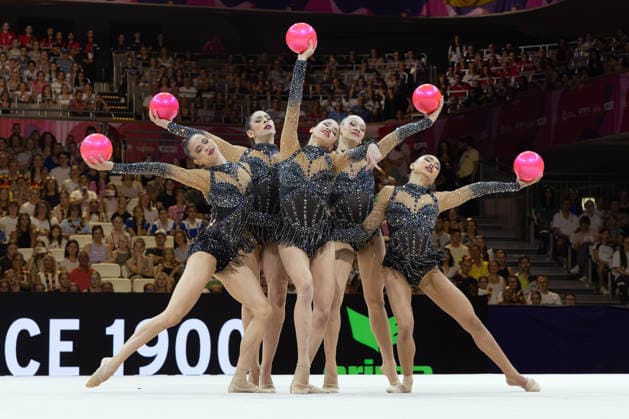 World Rhythmic Gymnastics Championships: World Champions in the Group Ball Event; the Brazilian team will compete at the World Rhythmic Gymnastics Championships from August 11 to 16 at the Festhalle in Frankfurt am Main; Group Ball Final; Frankfurt am Main, Hesse, Germany; Festhalle
