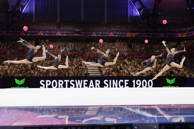 World Rhythmic Gymnastics Championships: World Champions in the Group Ball Event; the Brazilian team will compete at the World Rhythmic Gymnastics Championships from August 11 to 16 at the Festhalle in Frankfurt am Main; Group Ball Final; Frankfurt am Main, Hesse, Germany; Festhalle