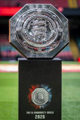 RECORD DATE NOT STATED 16th August 2026; Millennium Stadium, Cardiff, Wales; Community Shield Football, Arsenal versus Manchester City; The Community Shield GodfreyxPitt