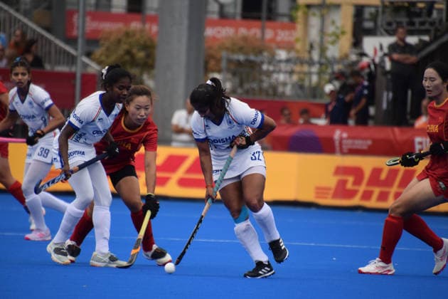 Neha (32 India Hockey Team) during the FIH World Cup game between China and India at Wagener stadion, Amstelveen, Netherlands. Copyright: xArnexvanxderxBenx xSPPx Sportspressphoto_SPR208549