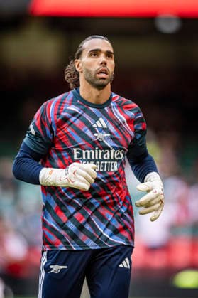 RECORD DATE NOT STATED 16th August 2026; Millennium Stadium, Cardiff, Wales; Community Shield Football, Arsenal versus Manchester City; David Raya of Arsenal during the pre-match warm-up GodfreyxPitt
