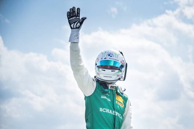August 16, 2026, GER, Motorsports, ADAC DTM, 2026 Season, Nürburgring, Marco Wittmann, Germany, Schubert Motorsport, BMW M4 GT3 Evo, No. 11 celebrates his victory in Sunday’s DTM race at the Nürburgring in Nürburg, Rhineland-Palatinate, Germany Copyright: xnordphotoxGmbHx xKnabx
