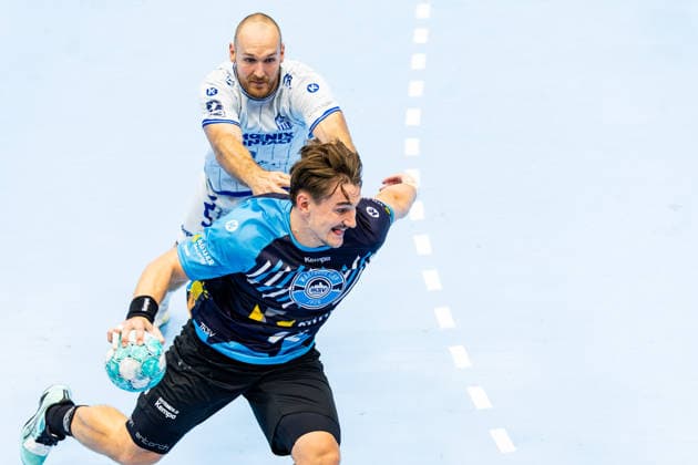 August 16, 2026, GER, Handball, Men, Season 26–27, Wartburg Cup presented by Koetter Security, ThSV Eisenach vs. TBV Lemgo Lippe, Felix Aellen (ThSV Eisenach), 22 99817 Eisenach, Werner Assmann Hall, Am Sportpark, Thuringia, Germany
